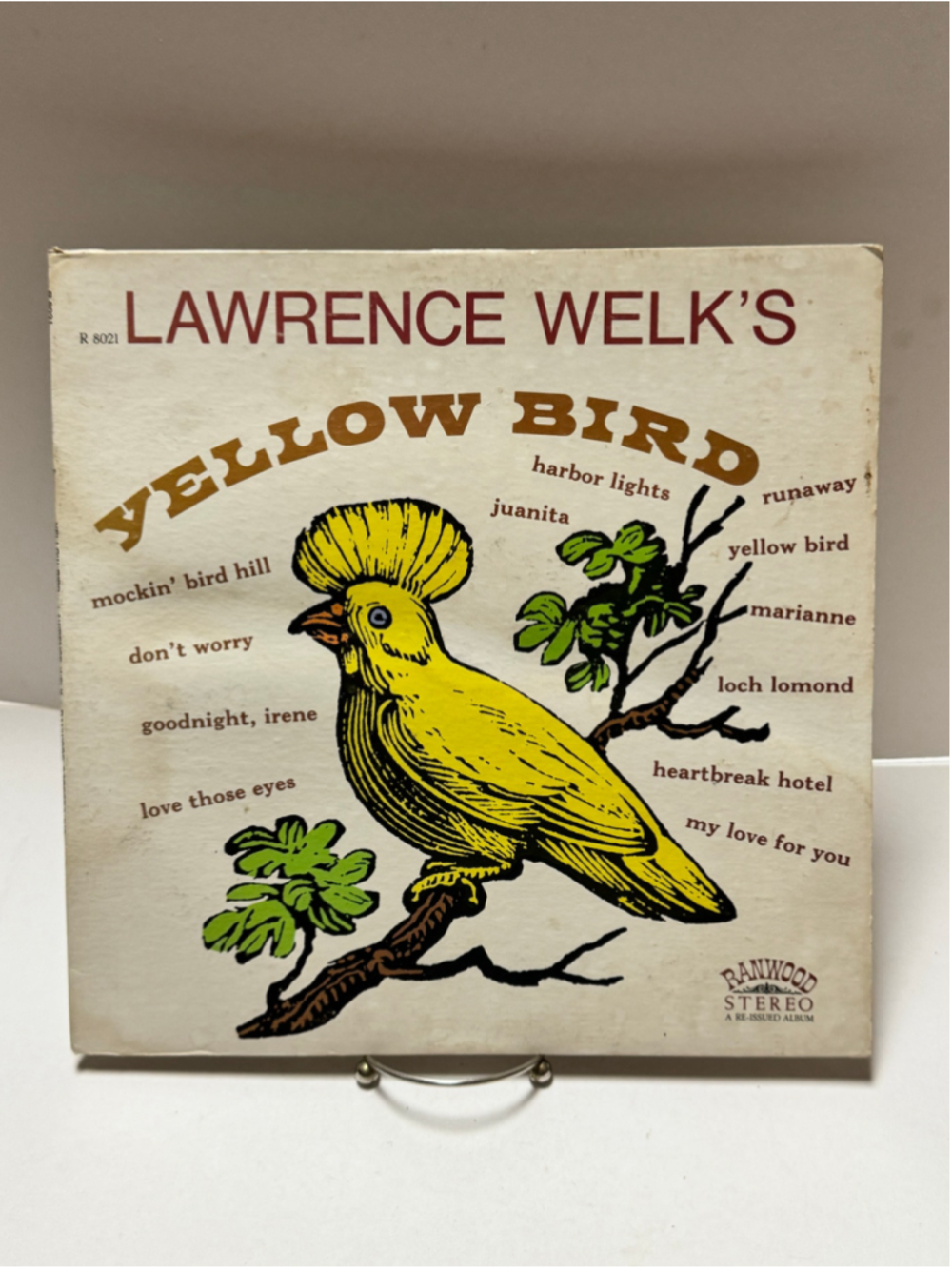 1968 Lawrence Welk Yellow Bird Vinyl Record LP